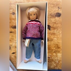 Original NIB Heidi Ott Heinz 12” Boy Handmade Doll